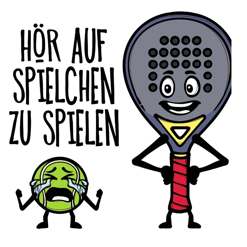 Freizeit Spieler Statement Padel Ball Schläger