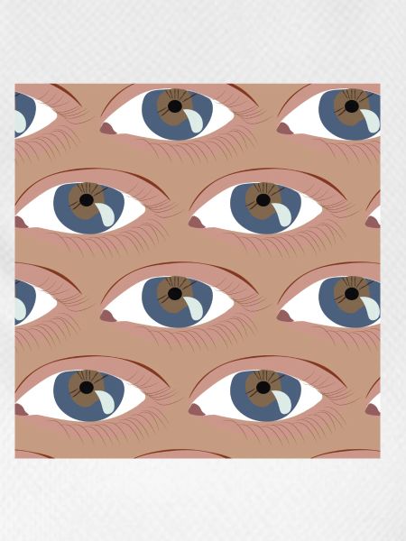 Eyes lined up