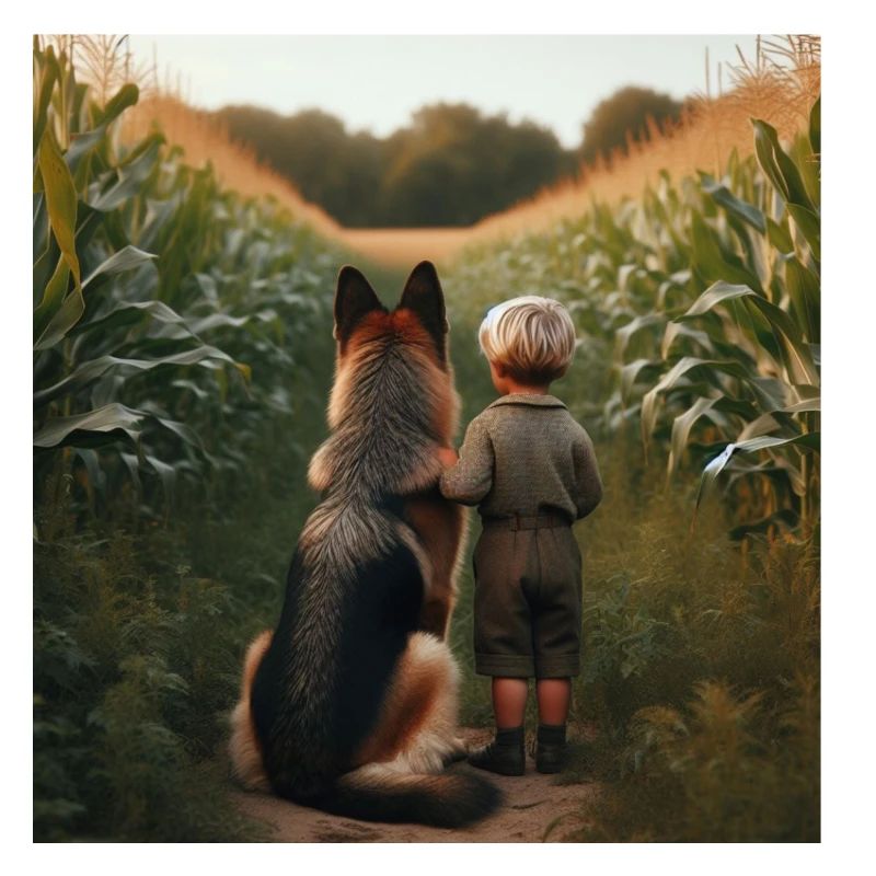 German Shepherd Art