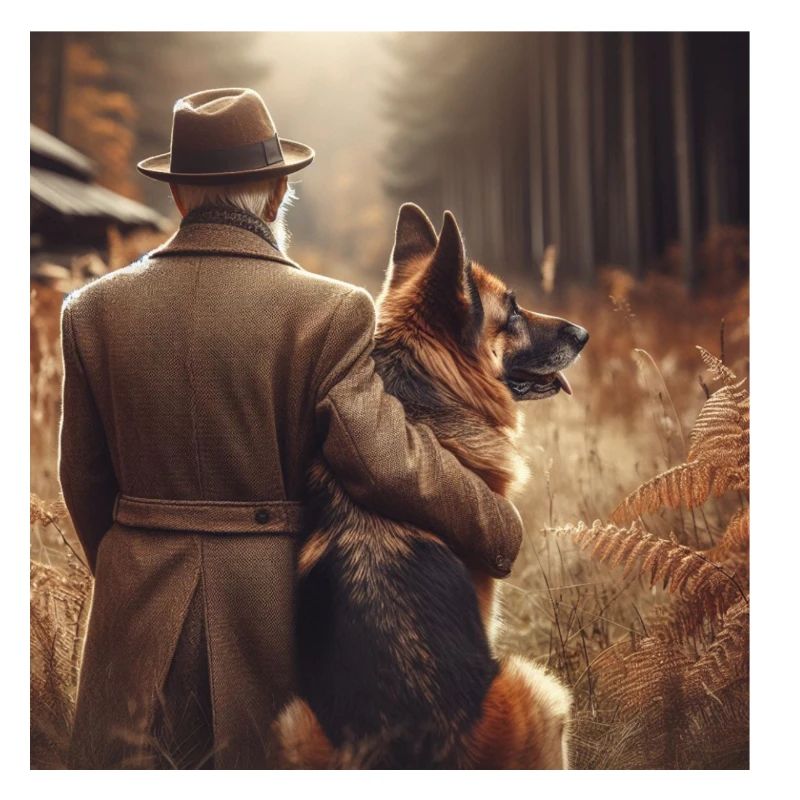 German Shepherd Art