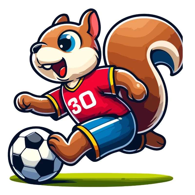 Scamper Striker: The Soccer Squirrel