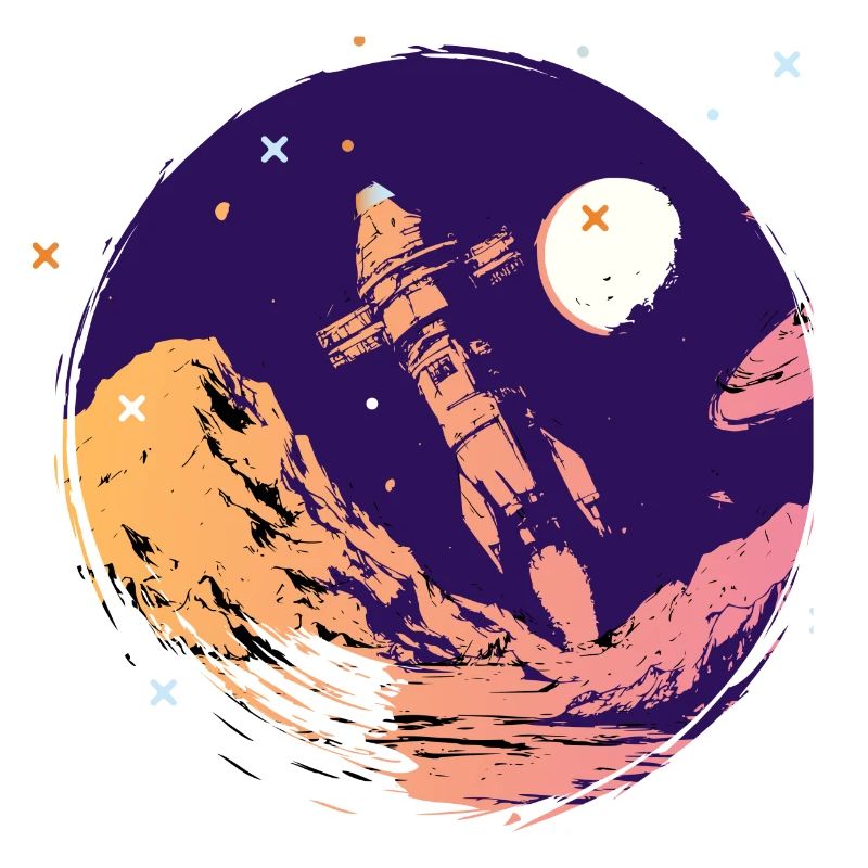 fusée espace école de l’espace début Allez nerd de l’espace