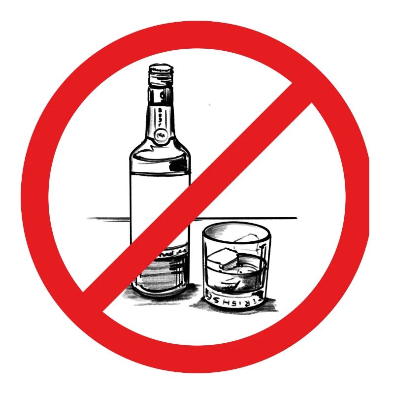Alcool interdit !