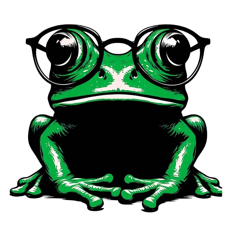 Frog with Glasses