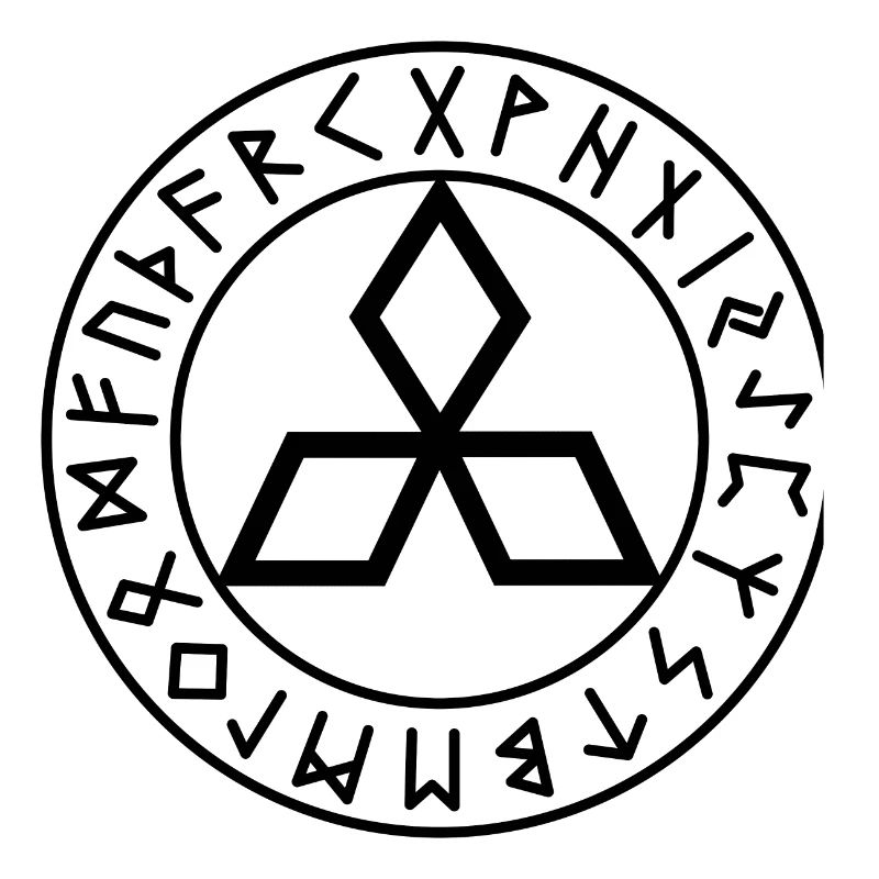 Triceps circle runes black