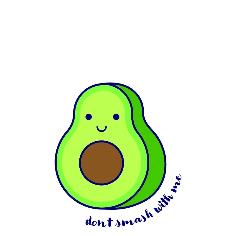 Leg dich nicht mit der Avocado an.