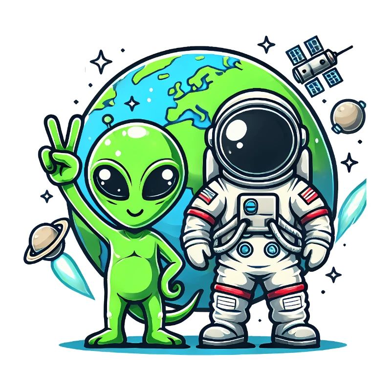 Astronautes extraterrestres dans l’espace