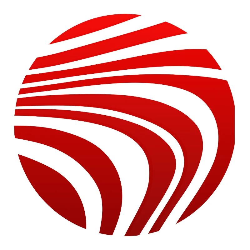 Psychedelic Pattern Red Gradient