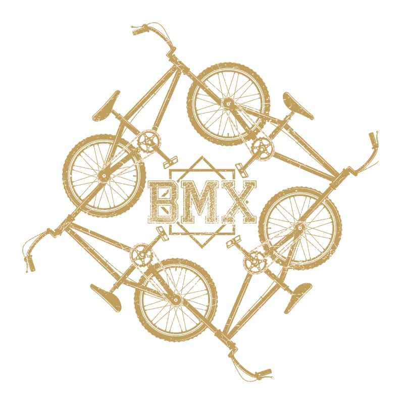 Gold BMX Orbit Pattern