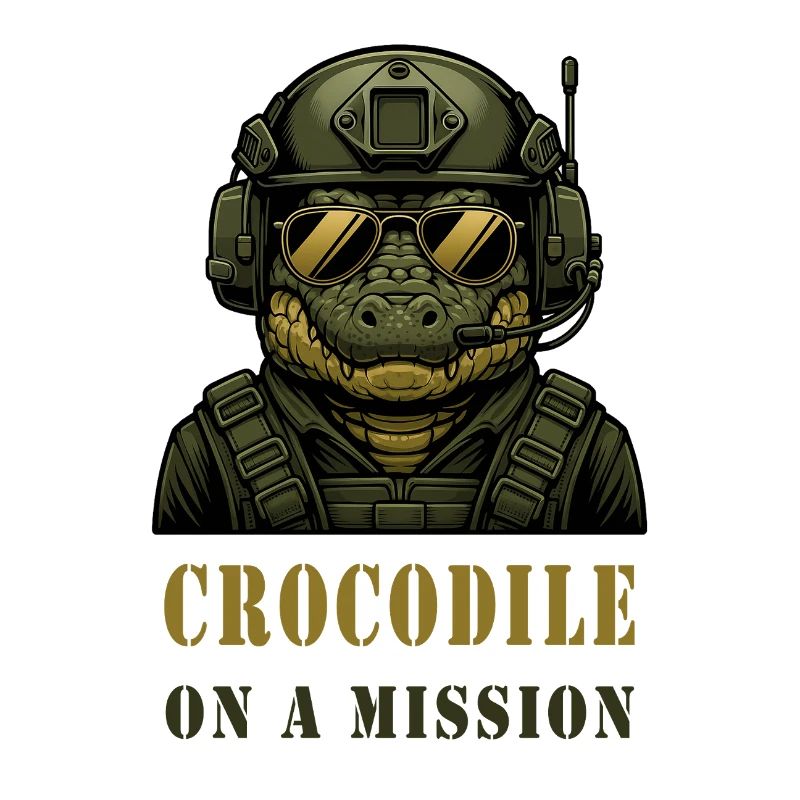 Crocodile on a mission