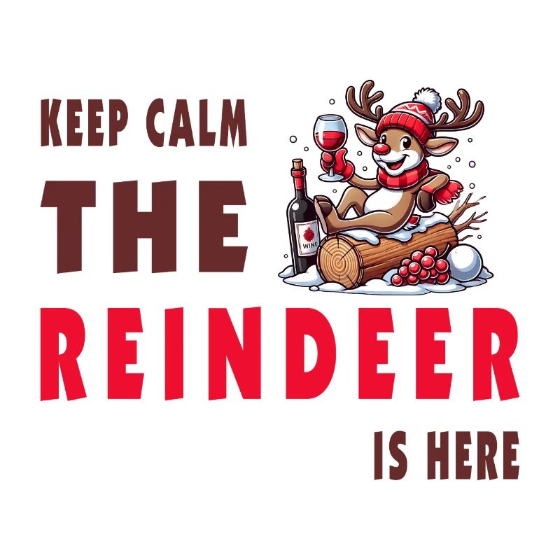 Keep calm, the reindeer is here
