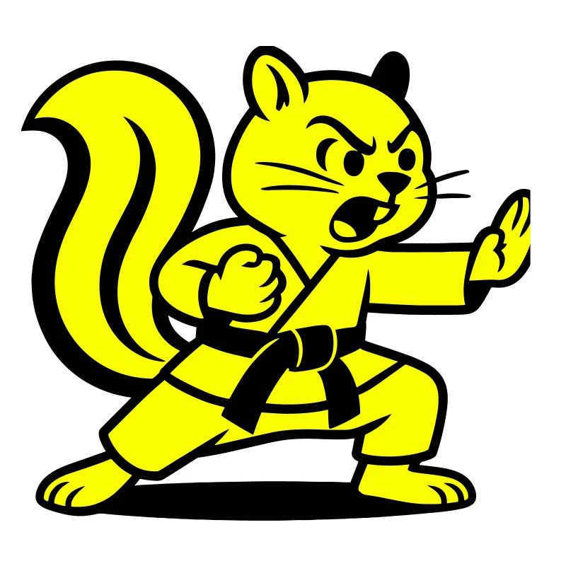 Karate Squirrels!