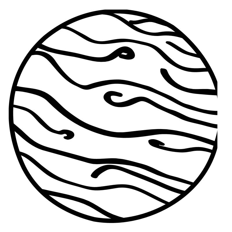 Planète Doodle de l’espace