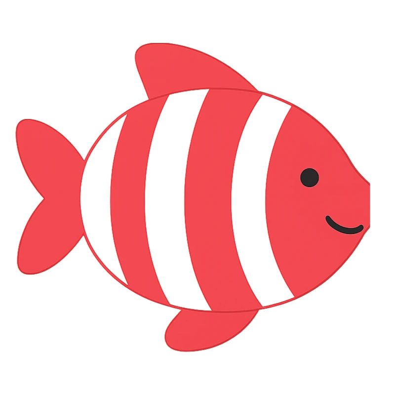 Poisson à rayures