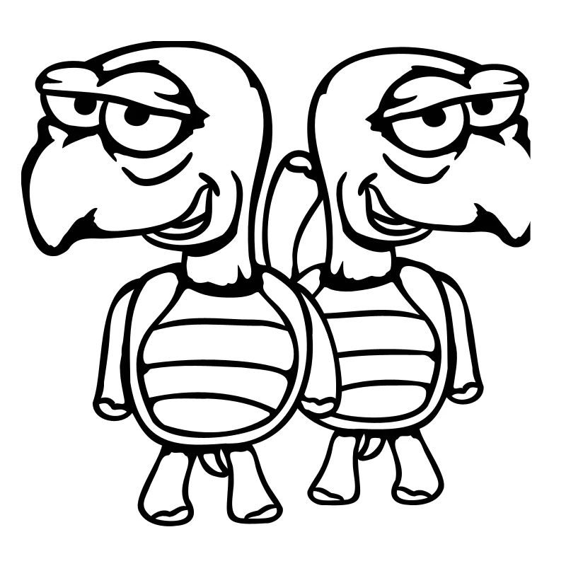 2 turtles friends funny silly embarrassing team
