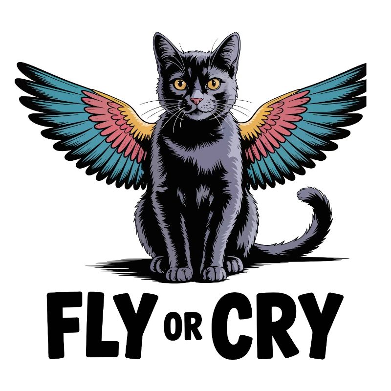 Fliege oder rufe Katze