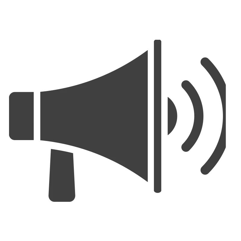 Conception d’icône de mégaphone