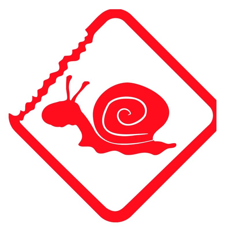 Snail Warning Caution Danger Sign