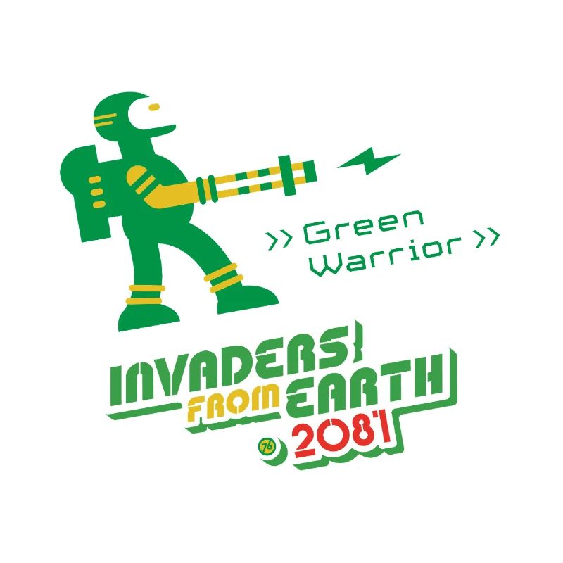 Invaders From Earth 2081 GREEN WARRIOR