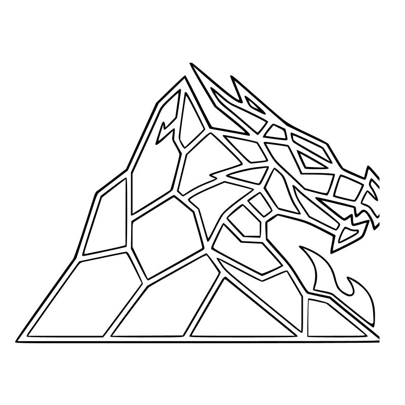 Drachenfels Geometric: Dragon Saga as Vector