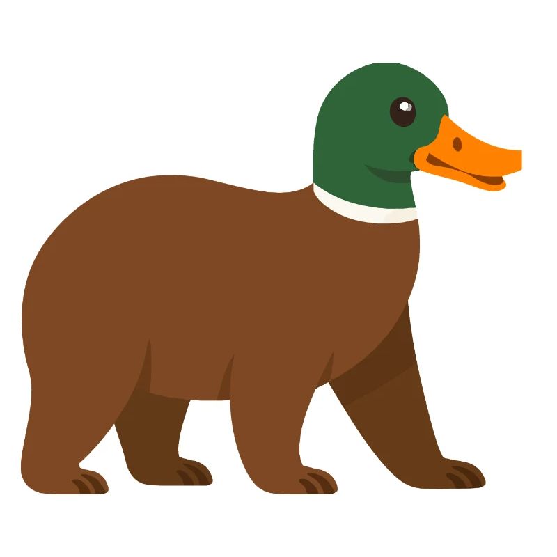 Die Bärente - sie hat einen Schnabel!