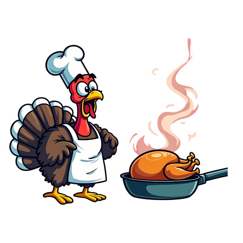 Cuisinier de dinde de Thanksgiving