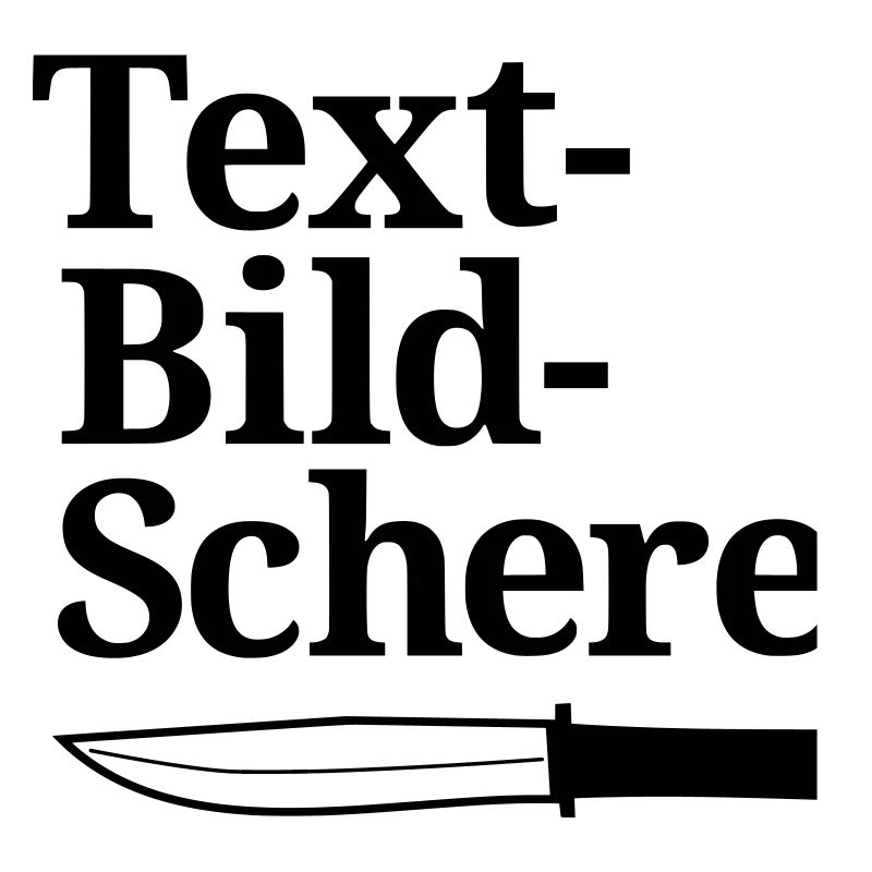 Text-Bild-Schere