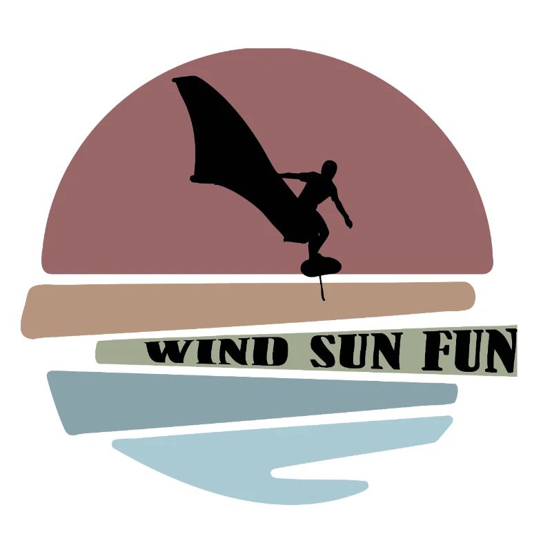 Wingfoil sunset Silhouette