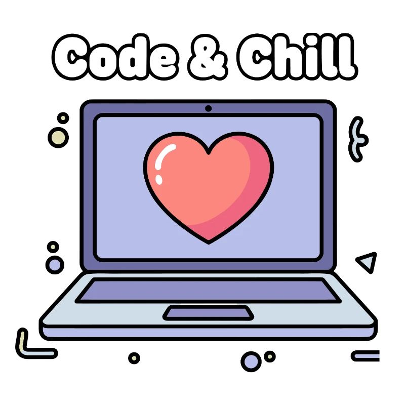 Code & Chill Herz Laptop