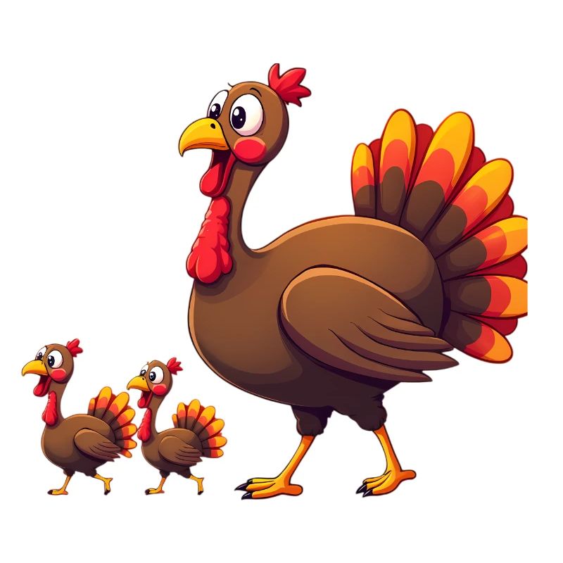 Bébé dinde de Thanksgiving