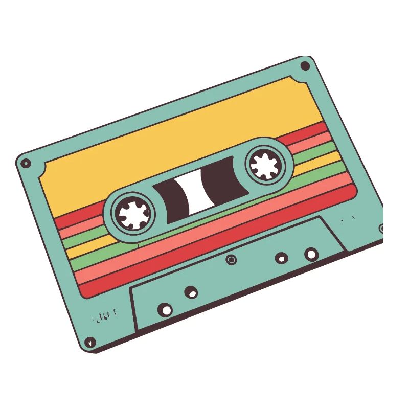 Cassette Pastel Rétro