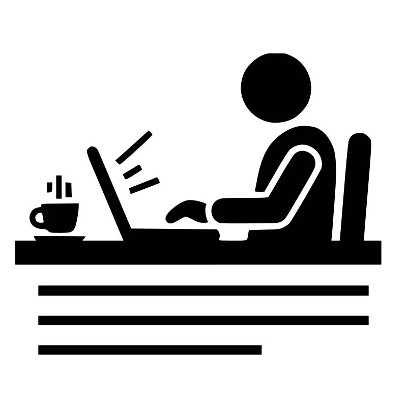 Büro & Home-Office | Programmierer Piktogramm
