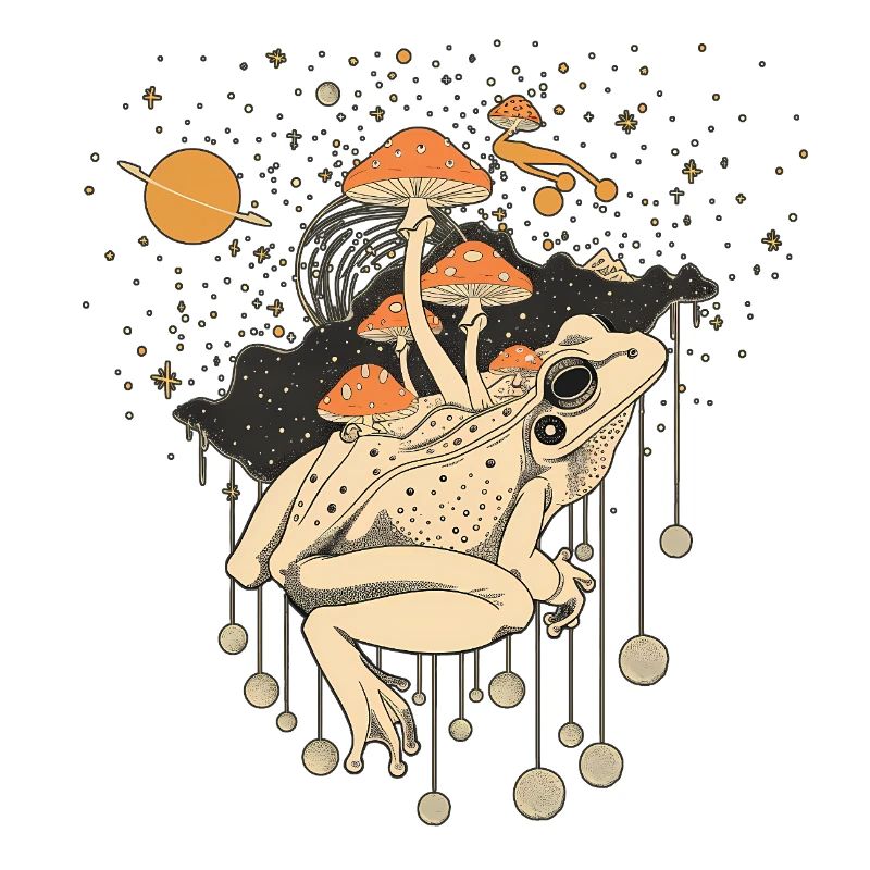 Cosmic Frog & Toadstools in the Universe