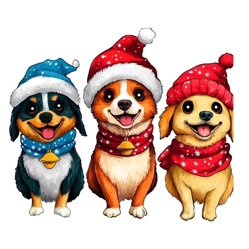 Weihnachtsmann Hund