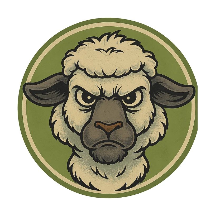 Angry Sheep Emblem
