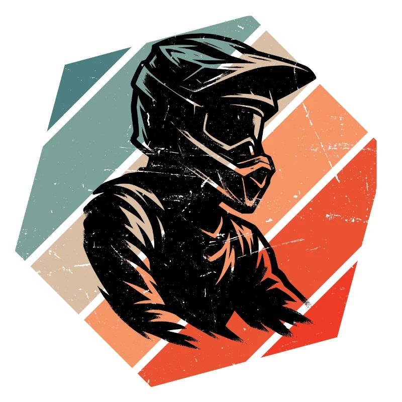 Conception compacte du motocross