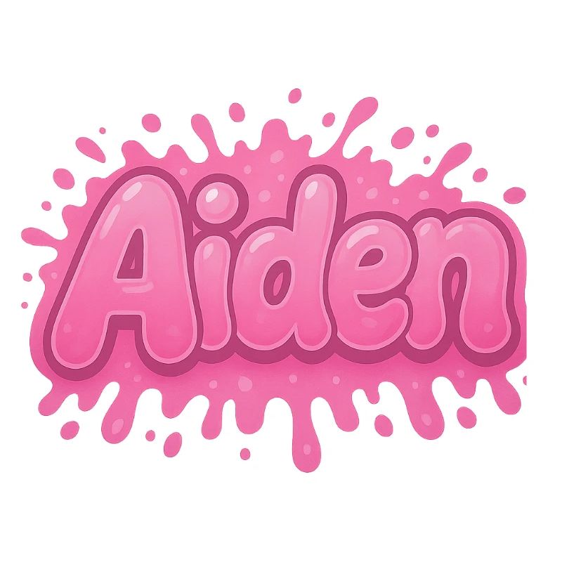 Graffiti Aiden Personalized name ideal gift printable on