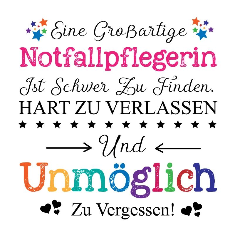 Notfallpflegerin Beruf Geschenk Abschied Pflegerin