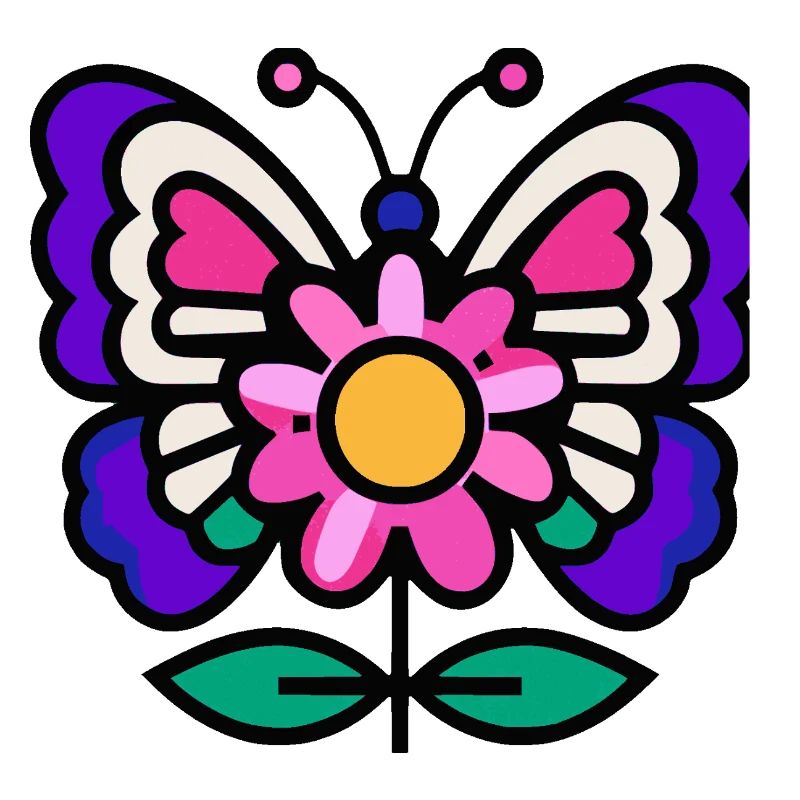 Schmetterling auf Blüte