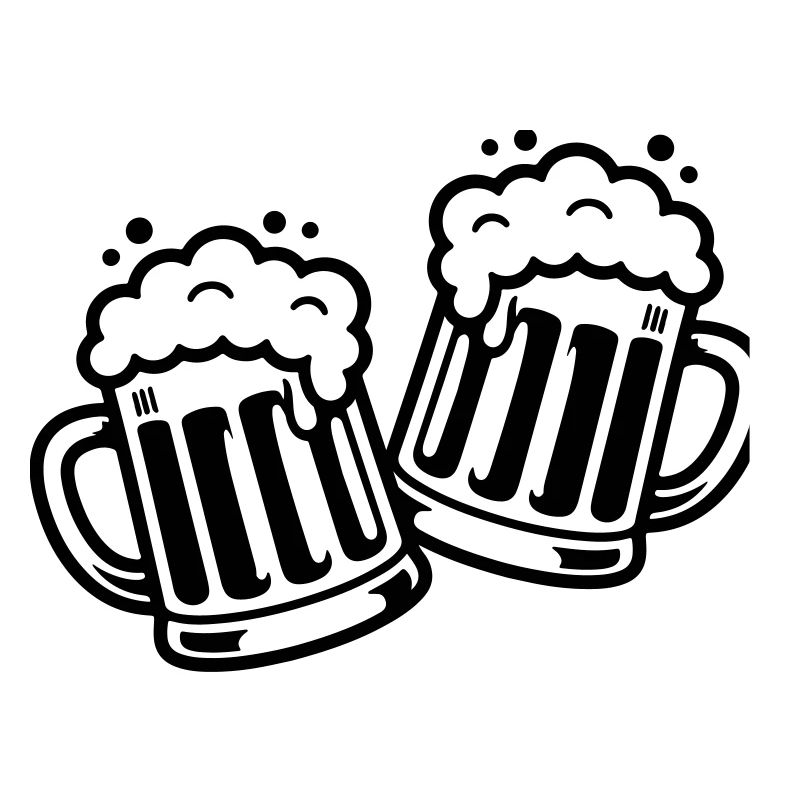 Bierkrug Prost Comic Bier