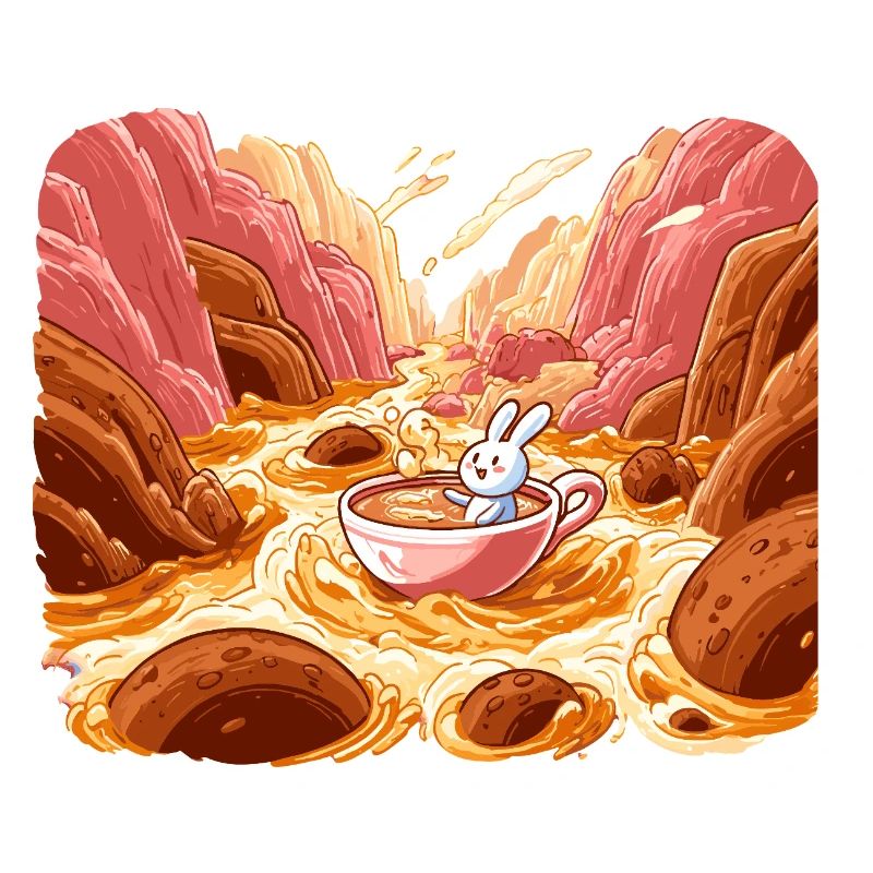 Cuddly tea in the lava valley