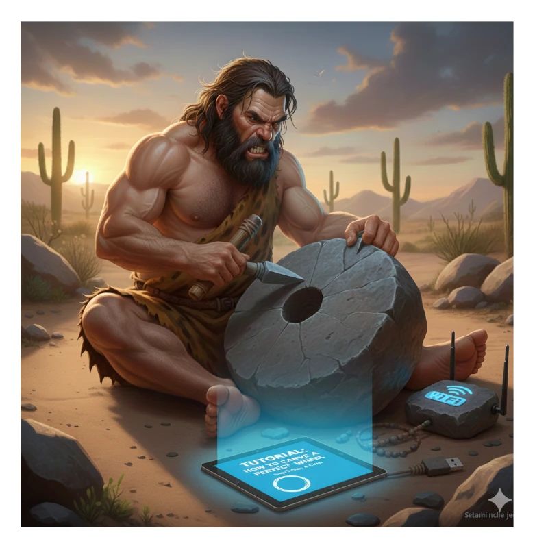 Caveman Tech Support - The First Tutorial