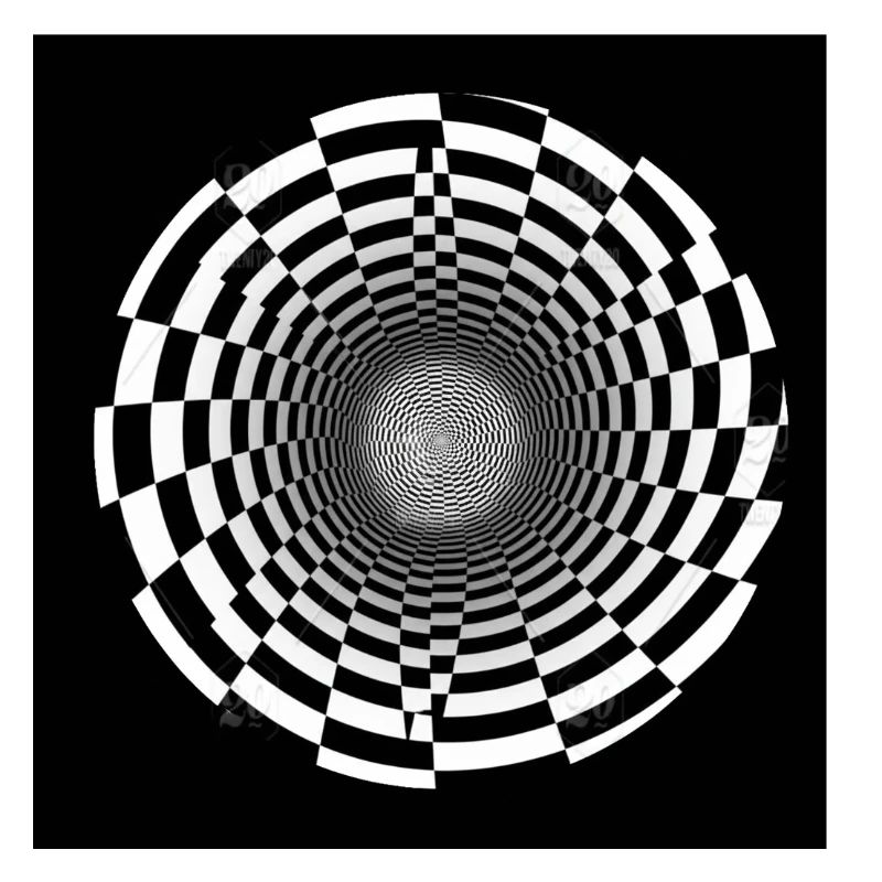 Black and white optical vortex