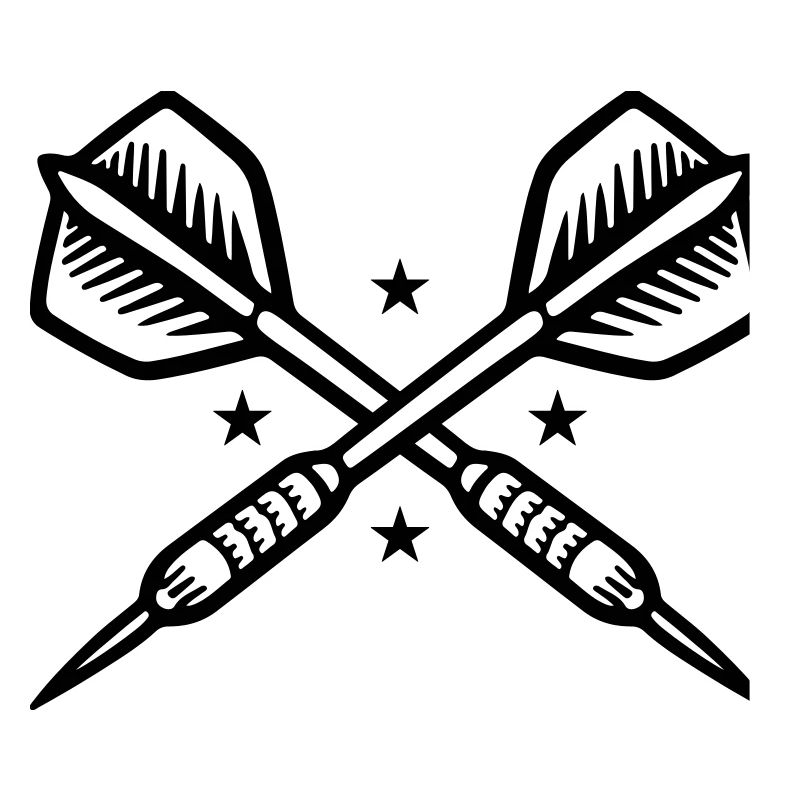 Icône de fléchettes