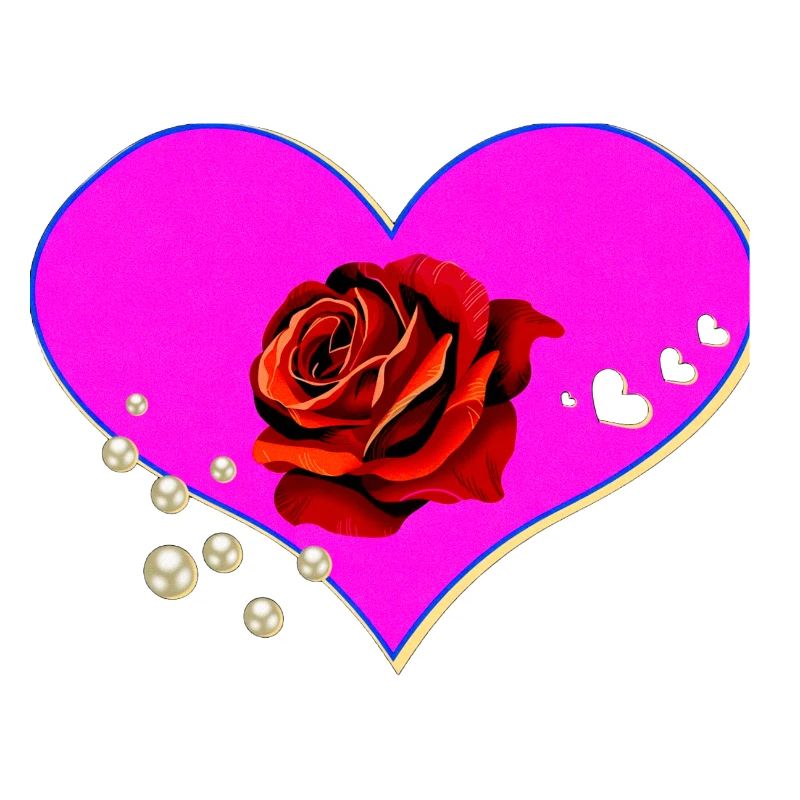 0Cœurs, Roses, Perles