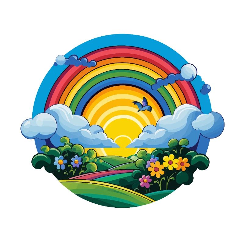 Rainbow Sunrise Spring