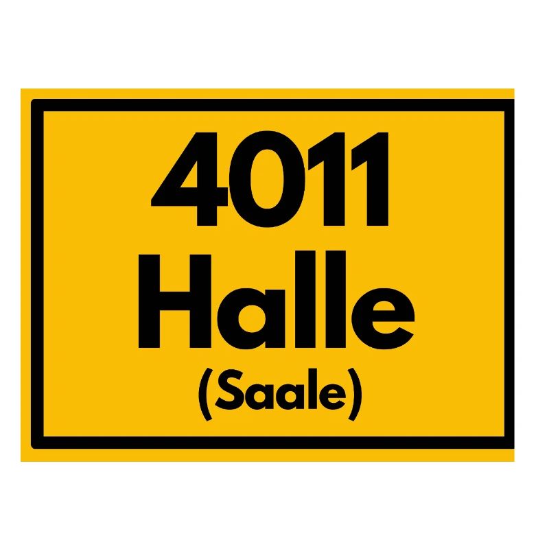OLD POSTCODE POSTCODE RETRO 4011 HALLE (SAAALE)
