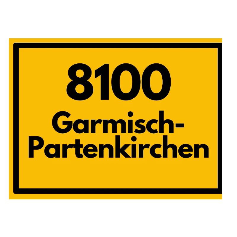 ANCIEN CODE POSTAL 8100 GARMISCH-PARTENKIRCHEN