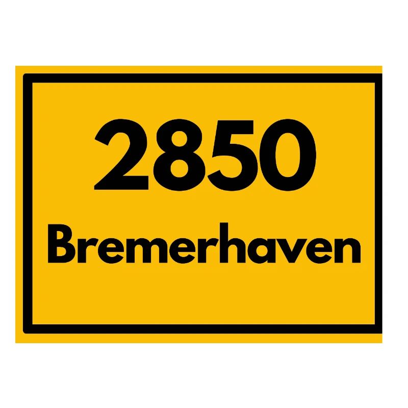 OLD POSTCODE POSTCODE RETRO 2850 BREMERHAVEN HAFEN