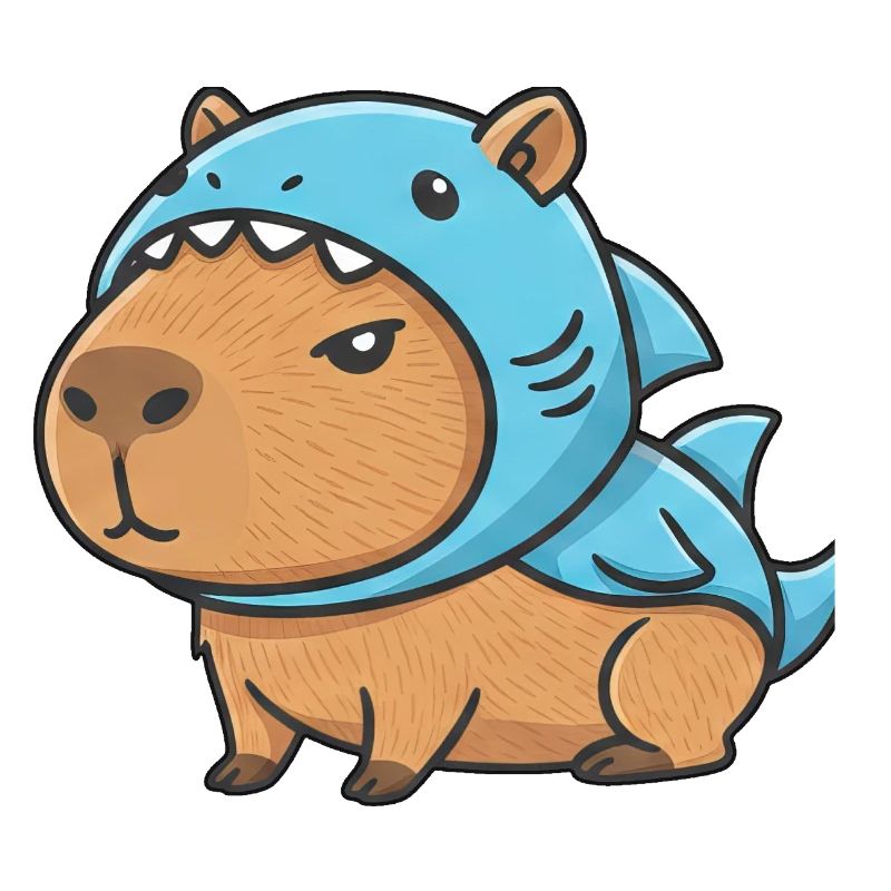 Mignon Carnaval de Hamster Capybara et cochons d’Inde